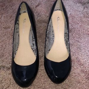 black heels